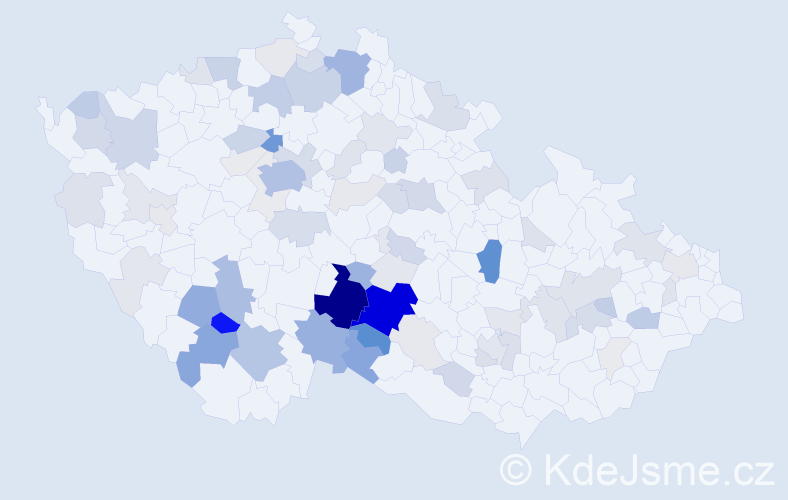 Příjmení: 'Hávová', počet výskytů 295 v celé ČR