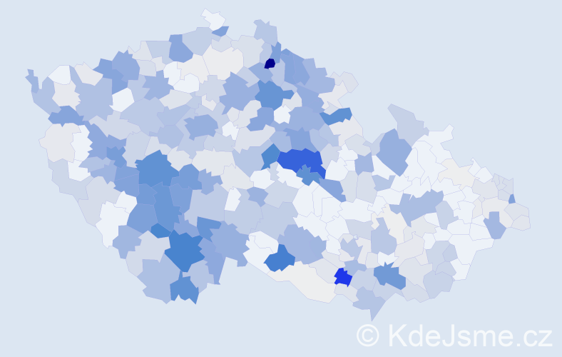 Příjmení: 'Dubský', počet výskytů 1428 v celé ČR