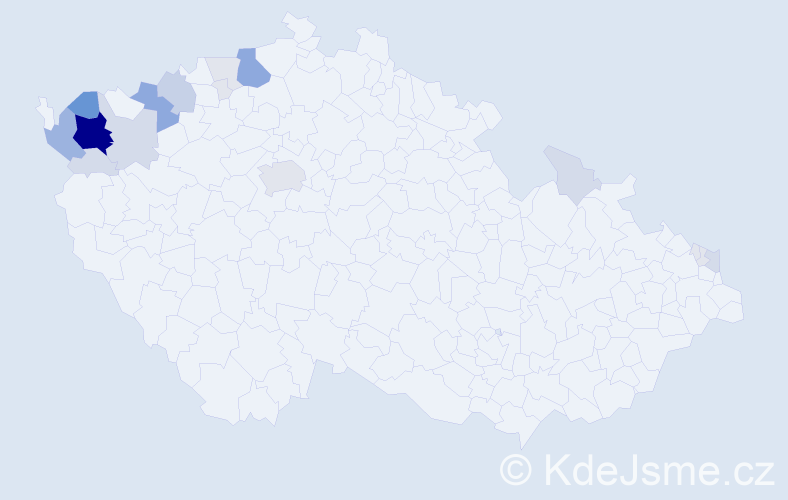 Příjmení: 'Slepčik', počet výskytů 84 v celé ČR