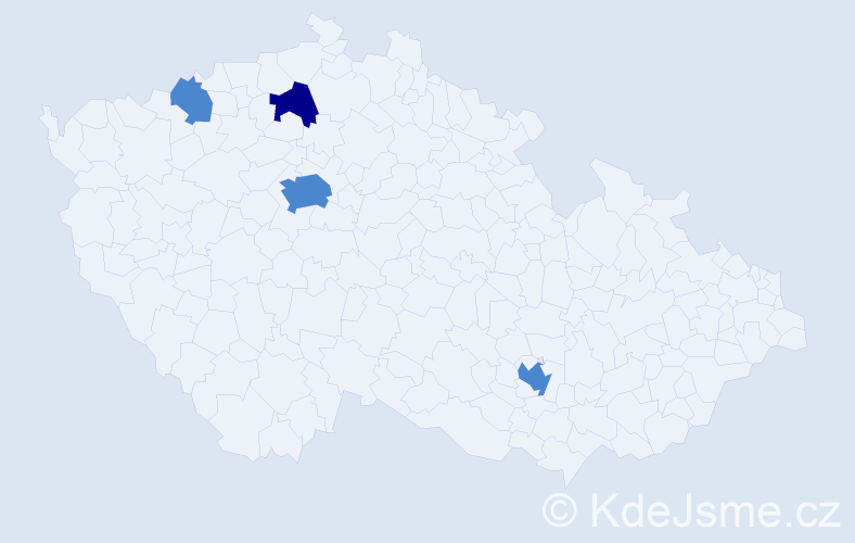 Příjmení: 'Nesvorová', počet výskytů 6 v celé ČR