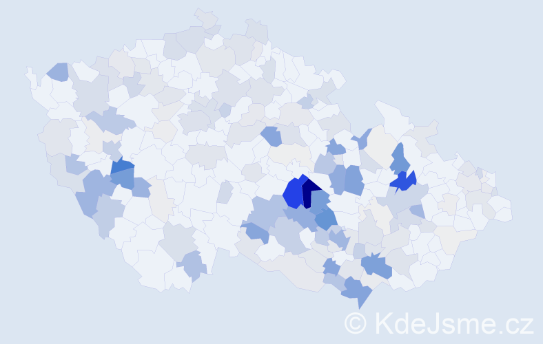 Příjmení: 'Pohanka', počet výskytů 690 v celé ČR