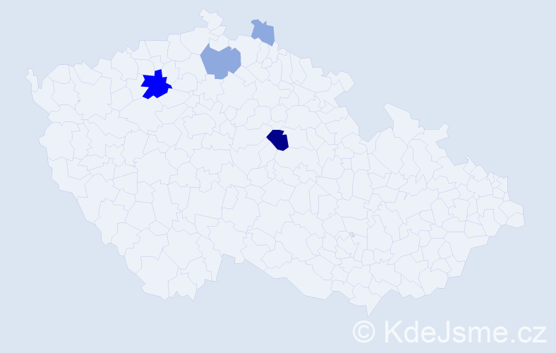 Příjmení: 'Merunko', počet výskytů 11 v celé ČR
