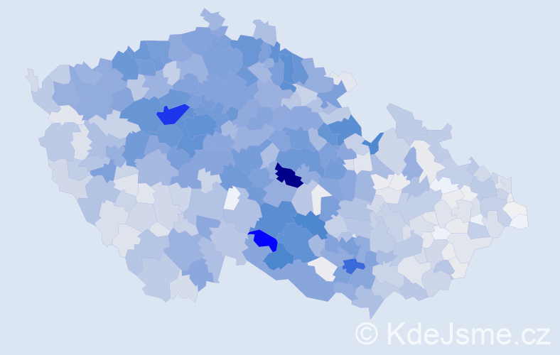 Příjmení: 'Čermák', počet výskytů 7990 v celé ČR