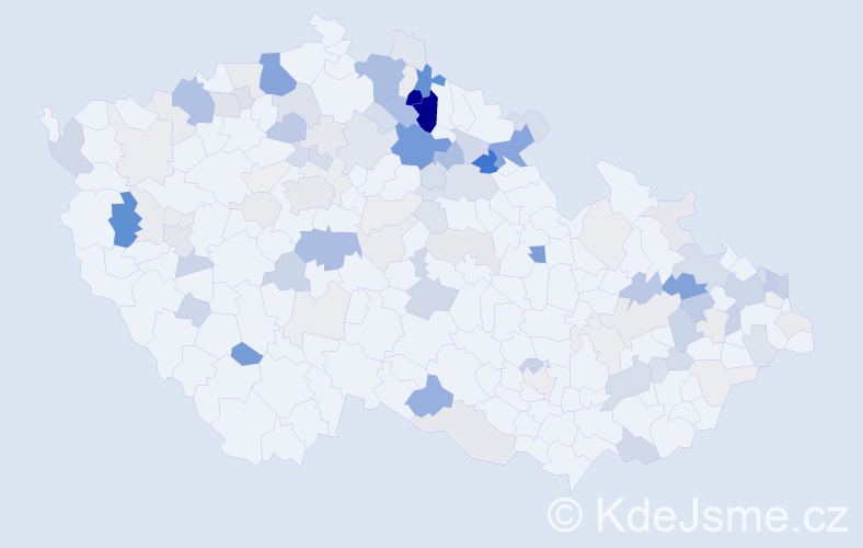 Příjmení: 'Samko', počet výskytů 348 v celé ČR
