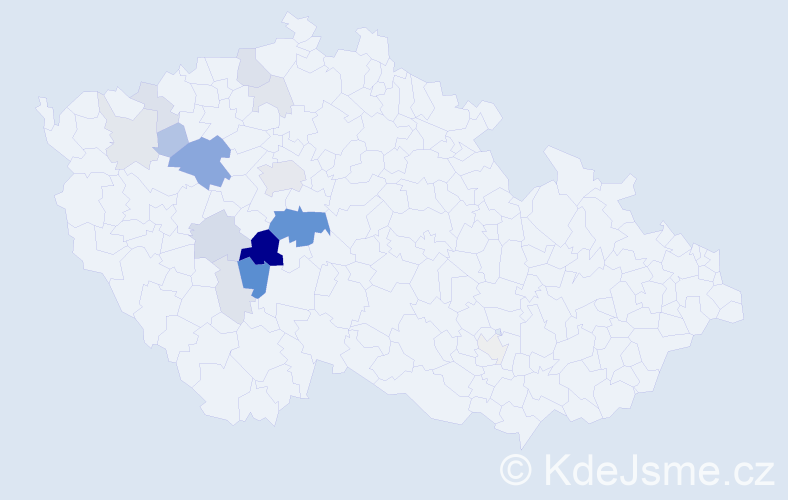 Příjmení: 'Drazdík', počet výskytů 50 v celé ČR
