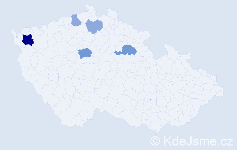 Příjmení: 'Bjalončiková', počet výskytů 12 v celé ČR