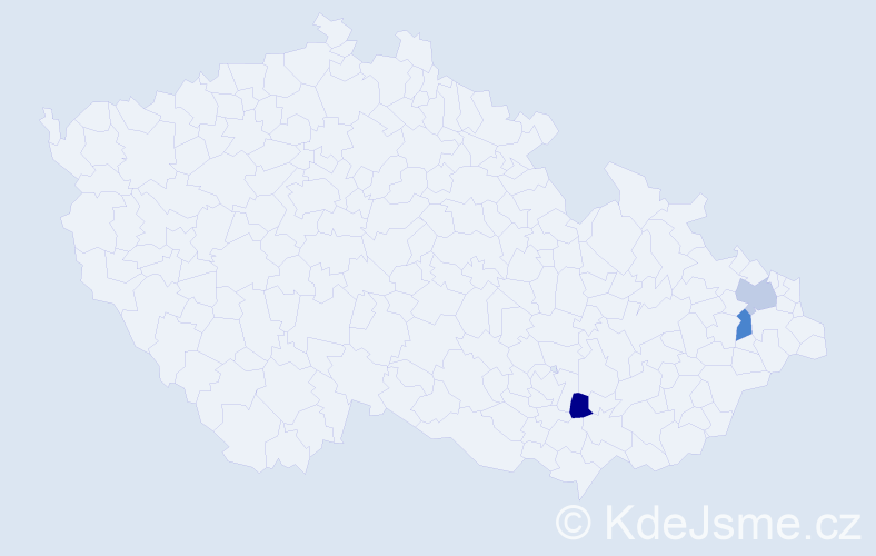 Příjmení: 'Szufnarowski', počet výskytů 3 v celé ČR