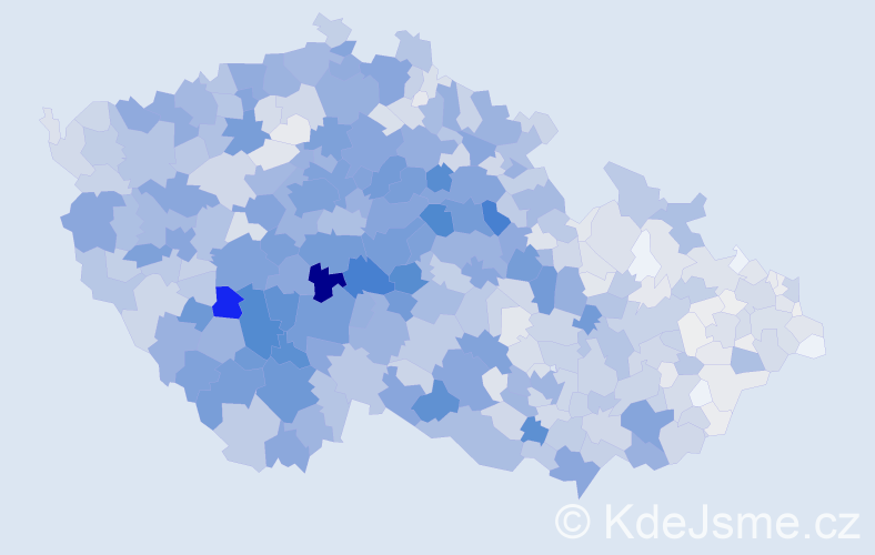 Příjmení: 'Říha', počet výskytů 5565 v celé ČR