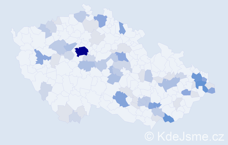 Příjmení: 'Sekerka', počet výskytů 201 v celé ČR
