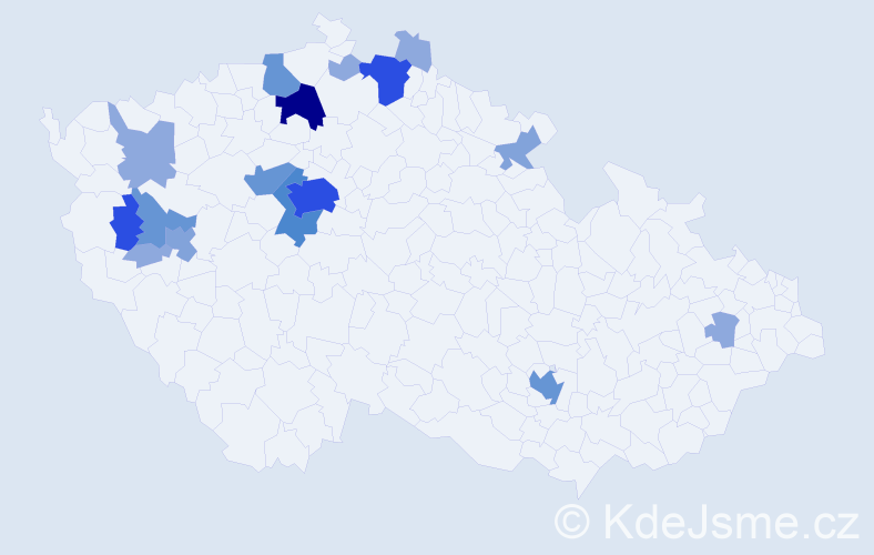 Příjmení: 'Ranšová', počet výskytů 48 v celé ČR