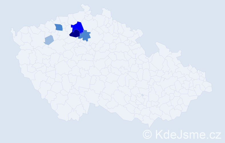 Příjmení: 'Gramskopf', počet výskytů 12 v celé ČR