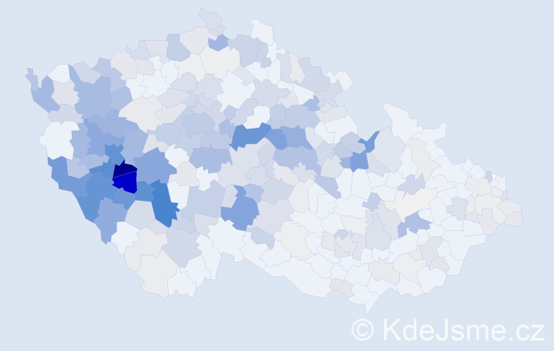 Příjmení: 'Skalová', počet výskytů 1152 v celé ČR