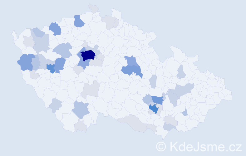 Příjmení: 'Brichta', počet výskytů 149 v celé ČR