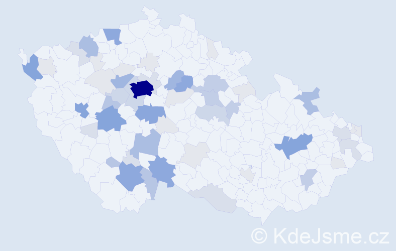 Příjmení: 'Fryš', počet výskytů 224 v celé ČR
