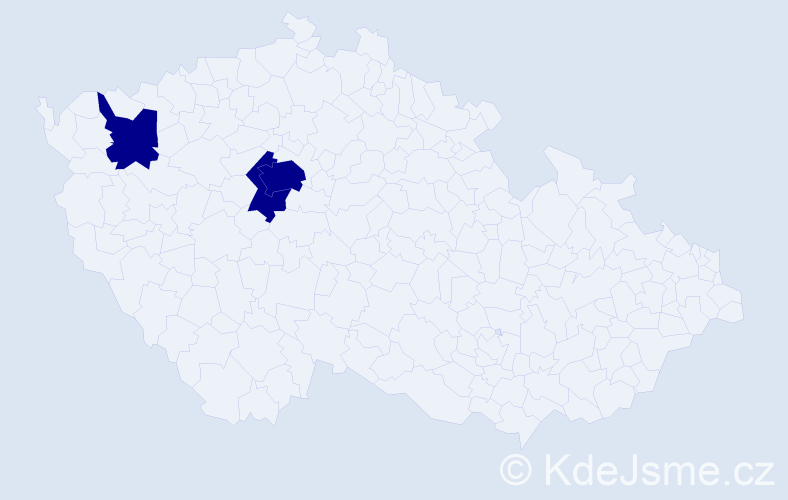 Příjmení: 'Semina', počet výskytů 3 v celé ČR
