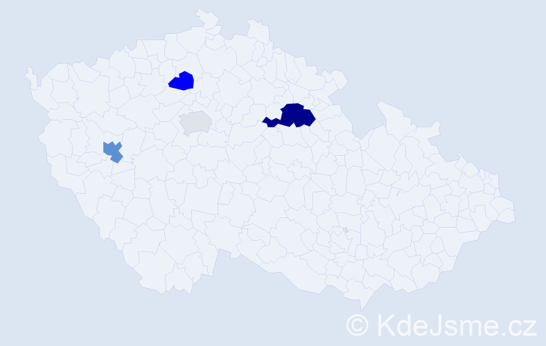 Příjmení: 'Andrašovská', počet výskytů 8 v celé ČR