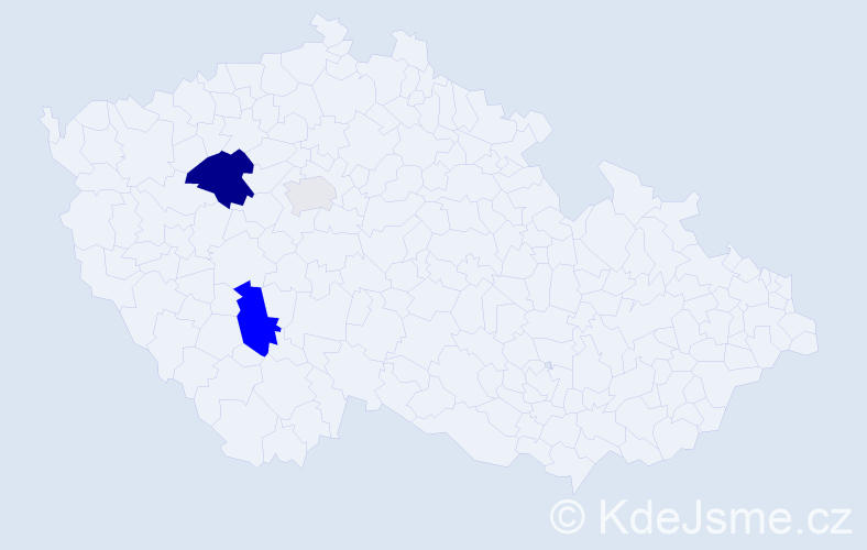 Příjmení: 'Samšuk', počet výskytů 8 v celé ČR