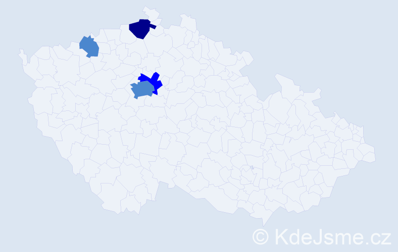 Příjmení: 'Birkušová', počet výskytů 7 v celé ČR