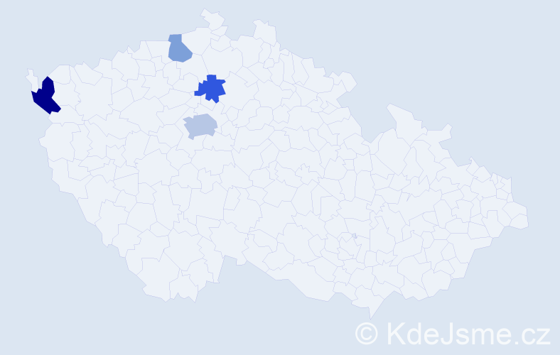 Příjmení: 'Nyaykalo', počet výskytů 7 v celé ČR