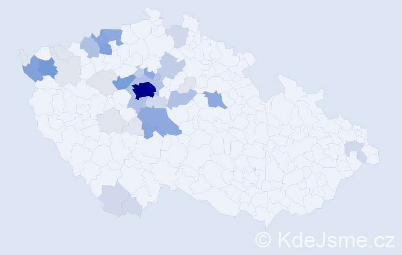 Příjmení: 'Maršíčková', počet výskytů 149 v celé ČR