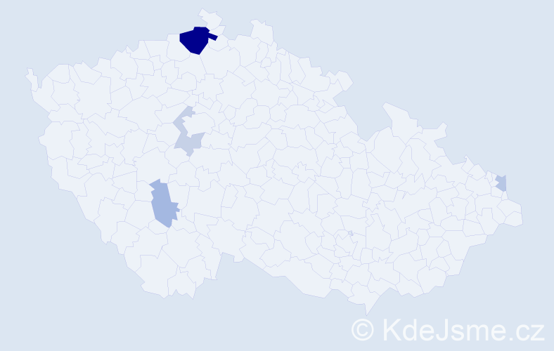 Příjmení: 'Pauko', počet výskytů 12 v celé ČR