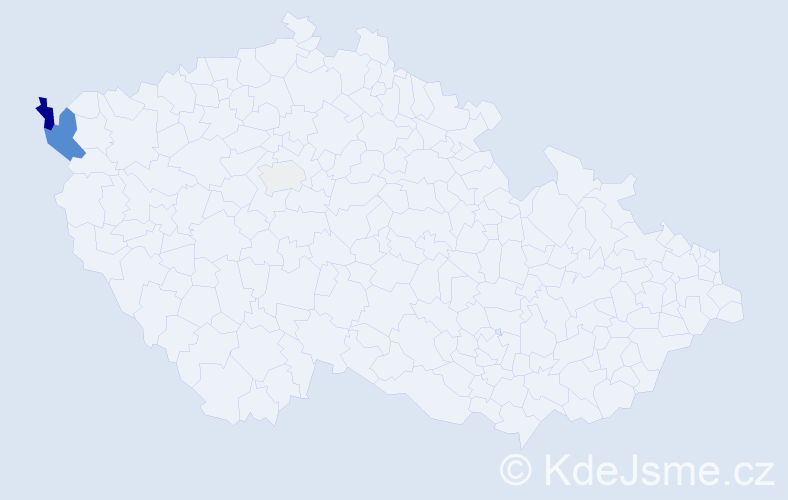 Příjmení: 'Kerďová', počet výskytů 8 v celé ČR