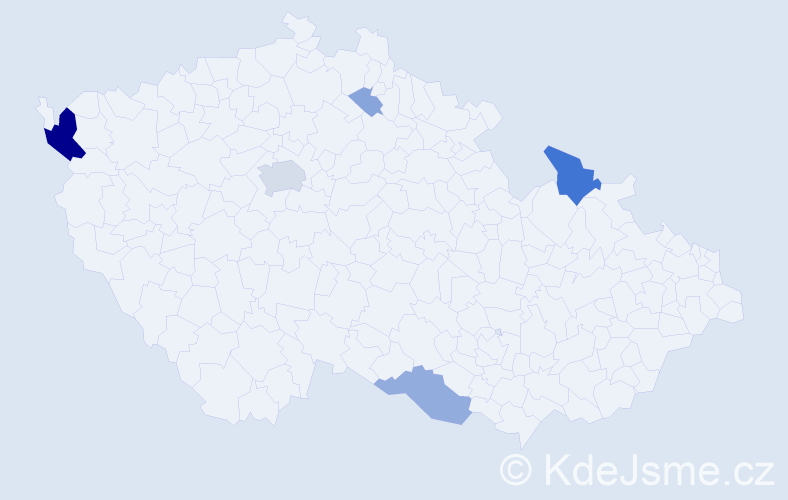 Příjmení: 'Senci', počet výskytů 18 v celé ČR