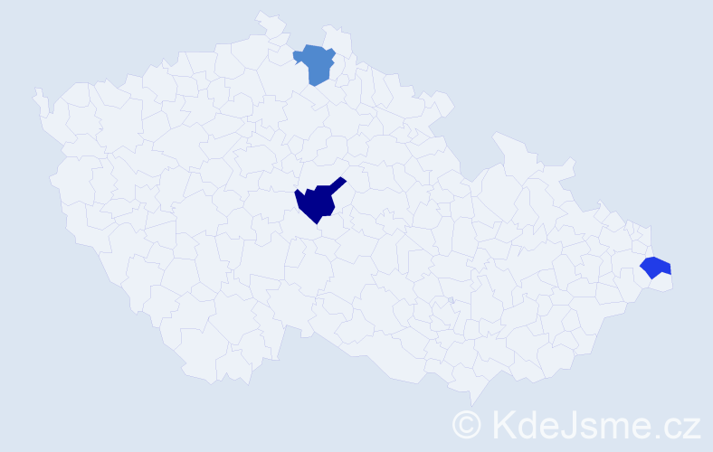 Příjmení: 'Ladomirjaková', počet výskytů 11 v celé ČR