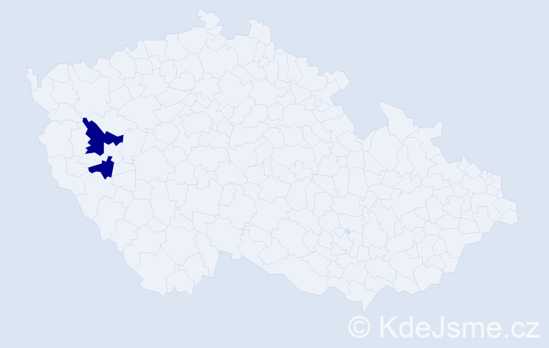 Příjmení: 'Minarčic', počet výskytů 4 v celé ČR