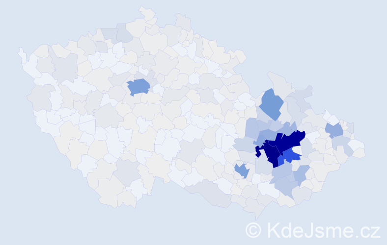 Příjmení: 'Zatloukal', počet výskytů 2000 v celé ČR