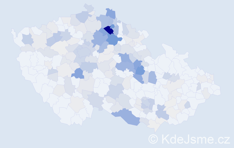 Příjmení: 'Mlejnek', počet výskytů 970 v celé ČR