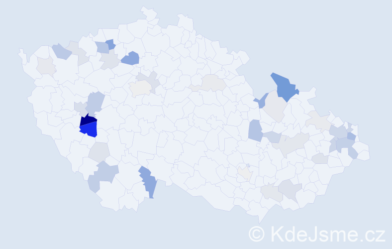 Příjmení: 'Murko', počet výskytů 95 v celé ČR