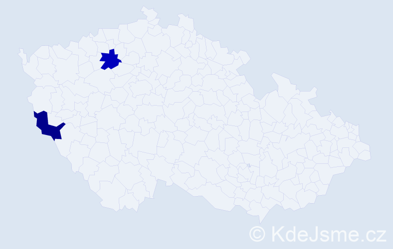 Příjmení: 'Szmigiel', počet výskytů 4 v celé ČR