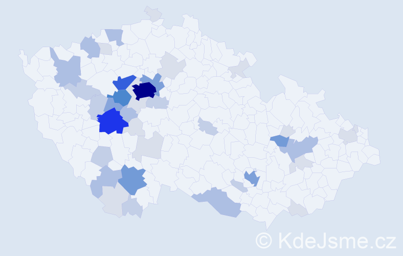 Příjmení: 'Falcová', počet výskytů 140 v celé ČR