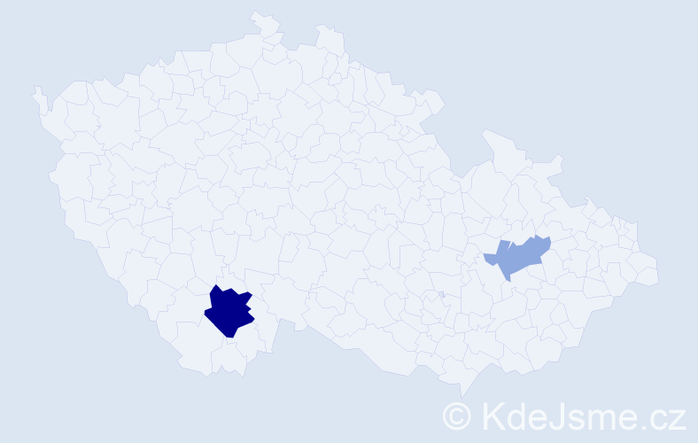 Příjmení: 'Scheicherová', počet výskytů 6 v celé ČR