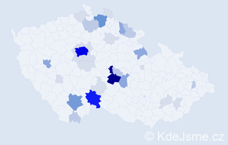 Příjmení: 'Frühbauerová', počet výskytů 98 v celé ČR