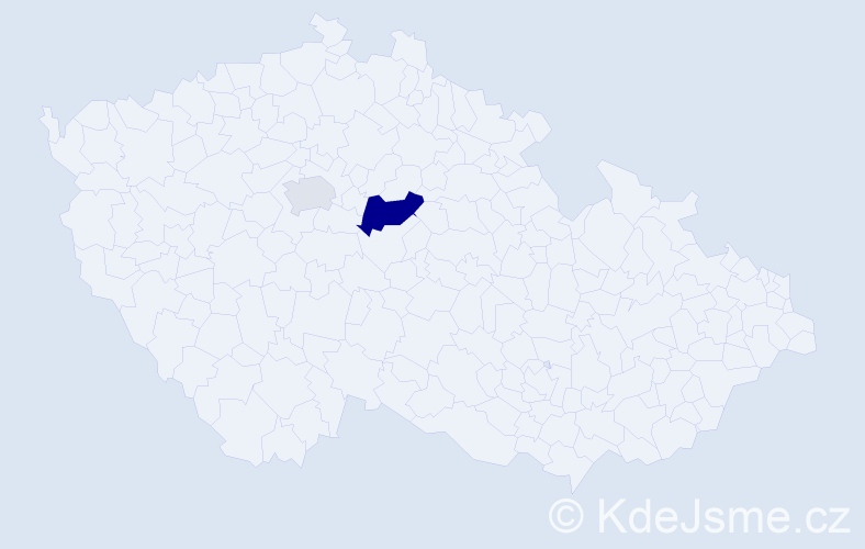 Příjmení: 'Küster', počet výskytů 4 v celé ČR