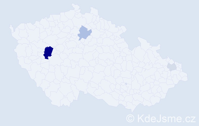 Příjmení: 'Filus', počet výskytů 6 v celé ČR