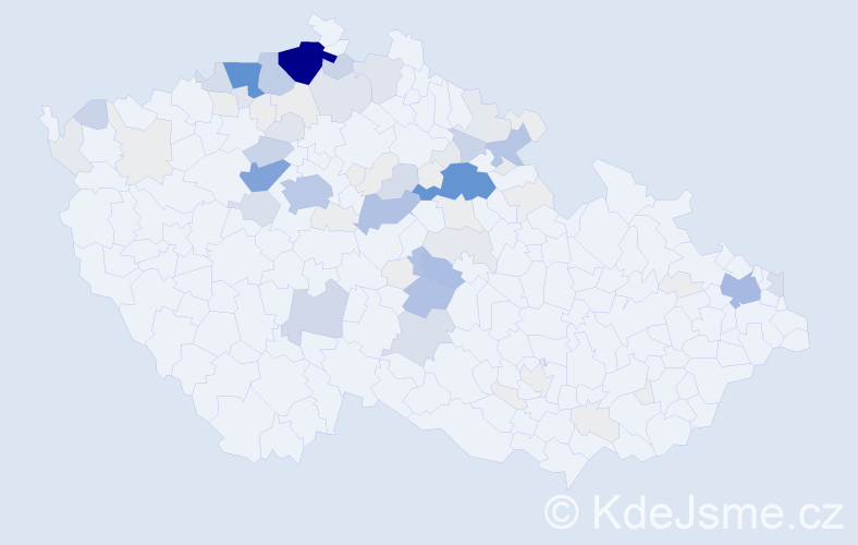 Příjmení: 'Dzurko', počet výskytů 363 v celé ČR