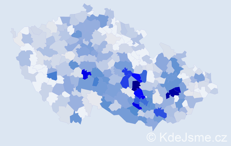 Příjmení: 'Brázdová', počet výskytů 1631 v celé ČR