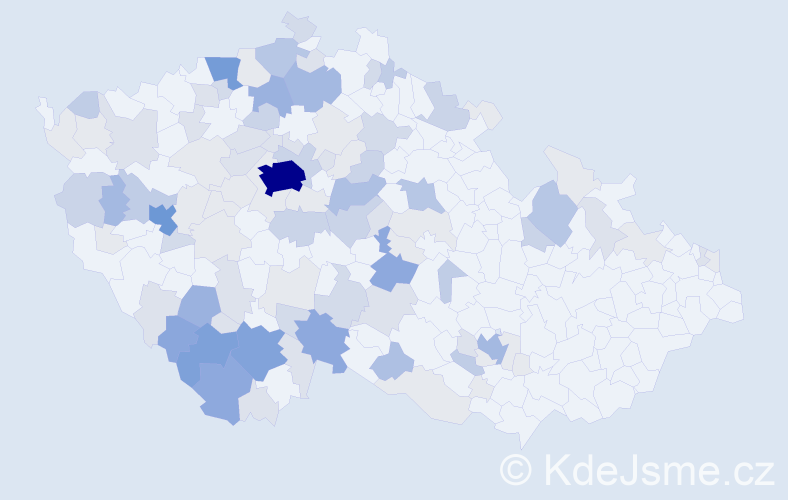 Příjmení: 'Štrobl', počet výskytů 368 v celé ČR