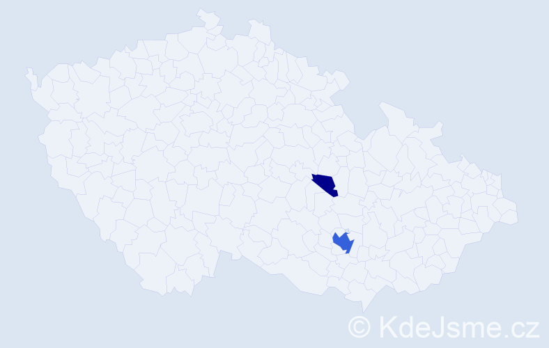 Příjmení: 'Karmašová', počet výskytů 8 v celé ČR