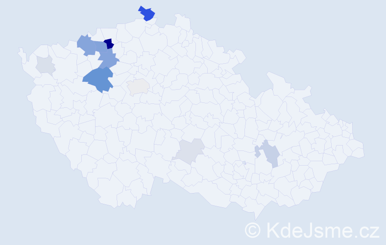 Příjmení: 'Emingr', počet výskytů 37 v celé ČR