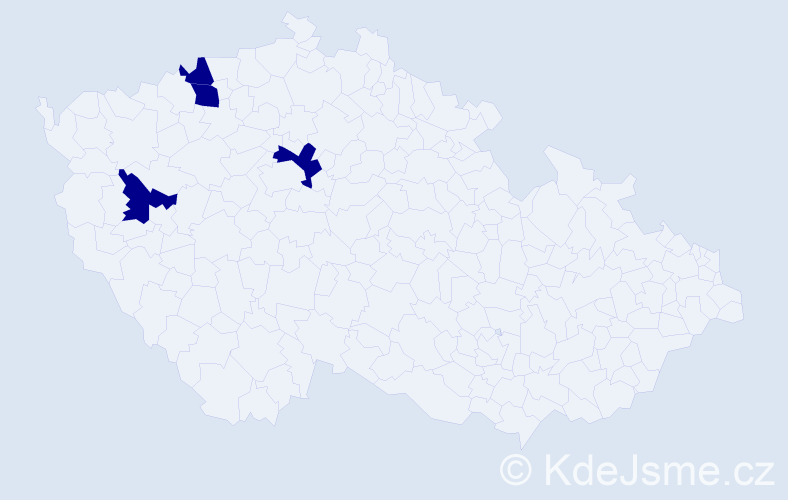 Příjmení: 'Panczyniaková', počet výskytů 4 v celé ČR