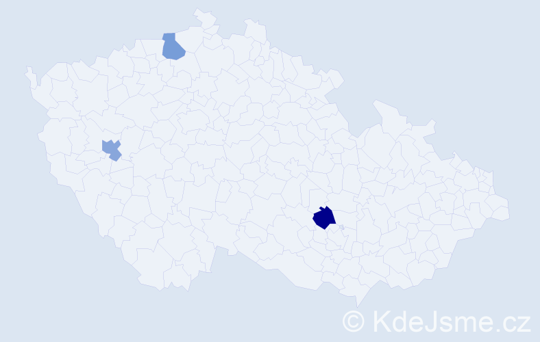 Příjmení: 'Martynova', počet výskytů 3 v celé ČR