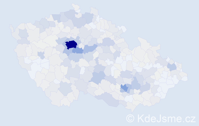 Příjmení: 'Bartáková', počet výskytů 2145 v celé ČR