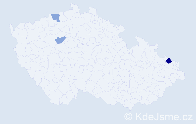 Příjmení: 'Abdelhadi', počet výskytů 4 v celé ČR