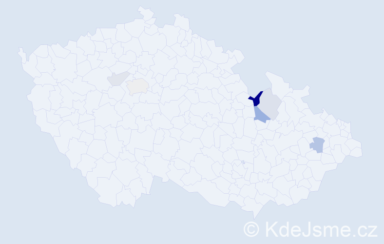 Příjmení: 'Krutta', počet výskytů 11 v celé ČR