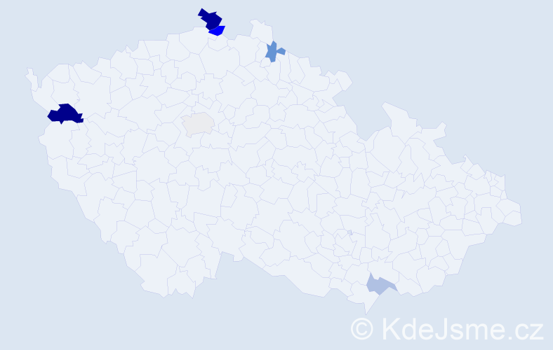 Příjmení: 'Lindenberg', počet výskytů 12 v celé ČR