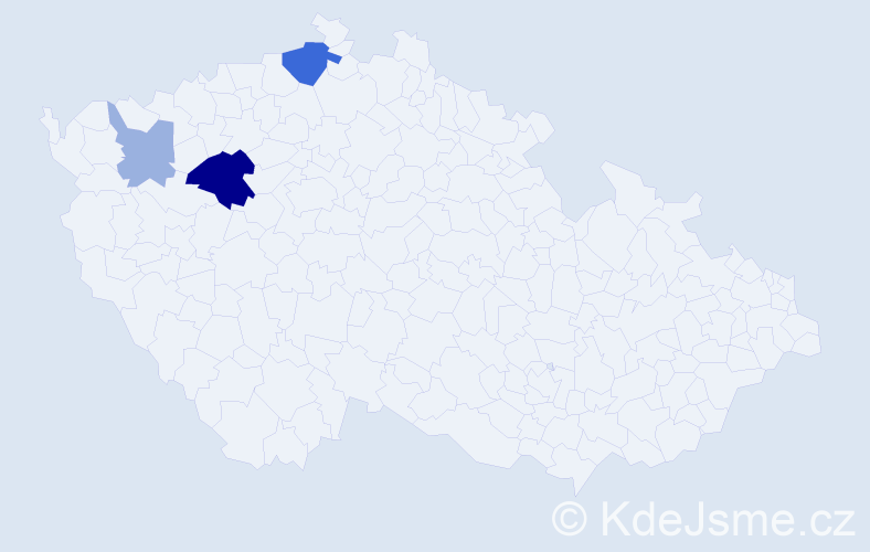 Příjmení: 'Fratinová', počet výskytů 8 v celé ČR
